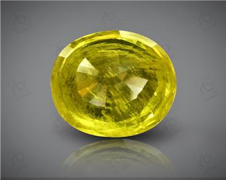 Natural Heated & Treated Yellow Sapphire Certified 4.23 carats (DIN 84670 )